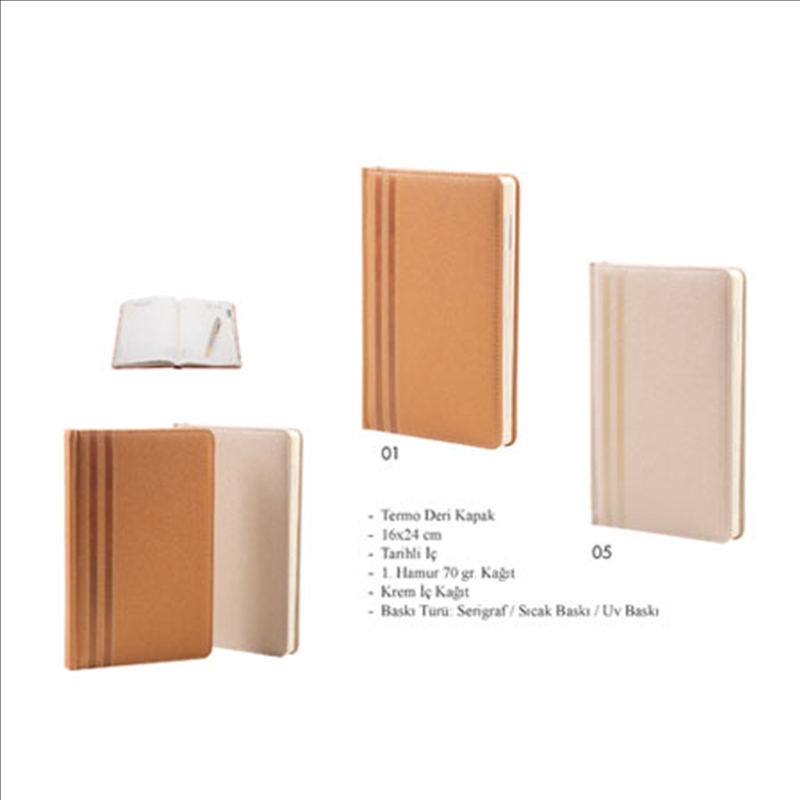 16×24 TERMO DERİ AJANDA – LM-6471